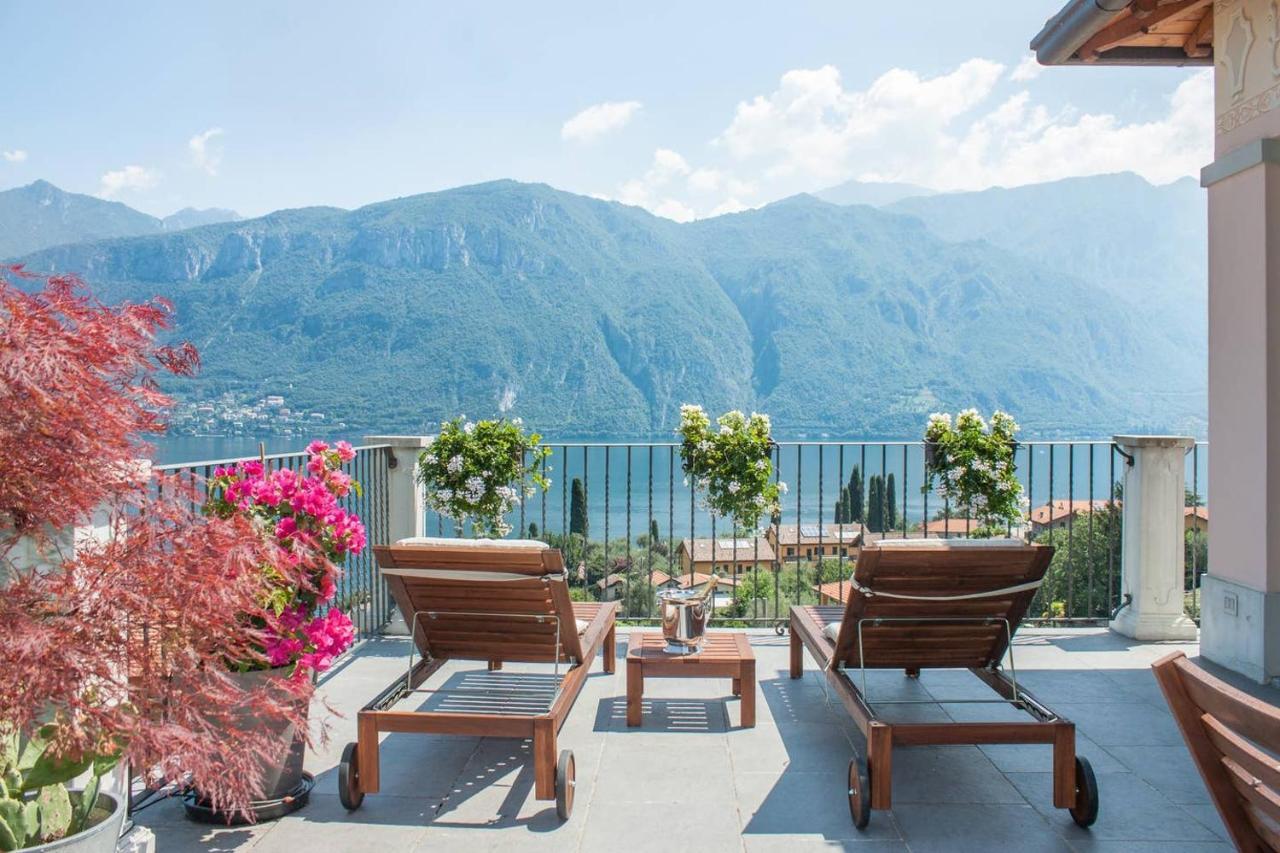 Miralago Apartments Villa Rosa Terrazza Bellagio Kültér fotó